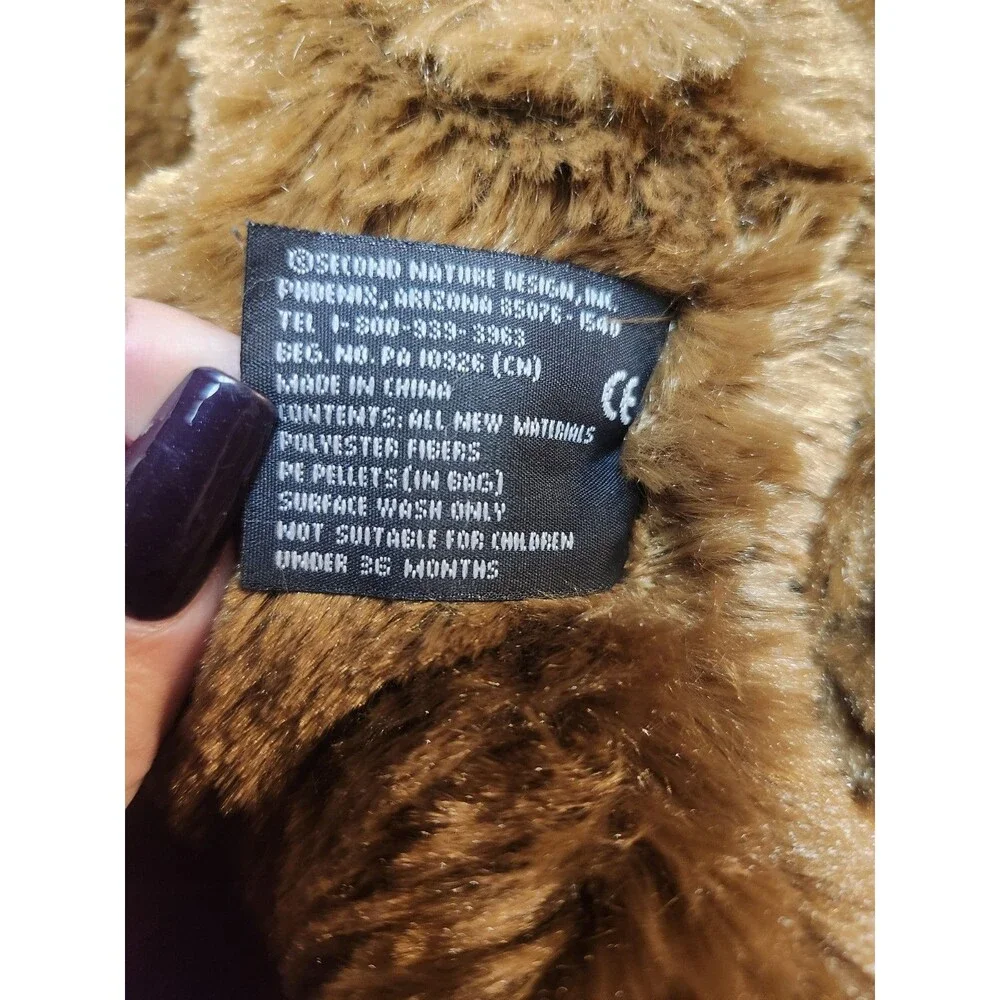 Second‎ Nature Design Simply Irresistible Floppy Plush Brown Bear Vintage 2004